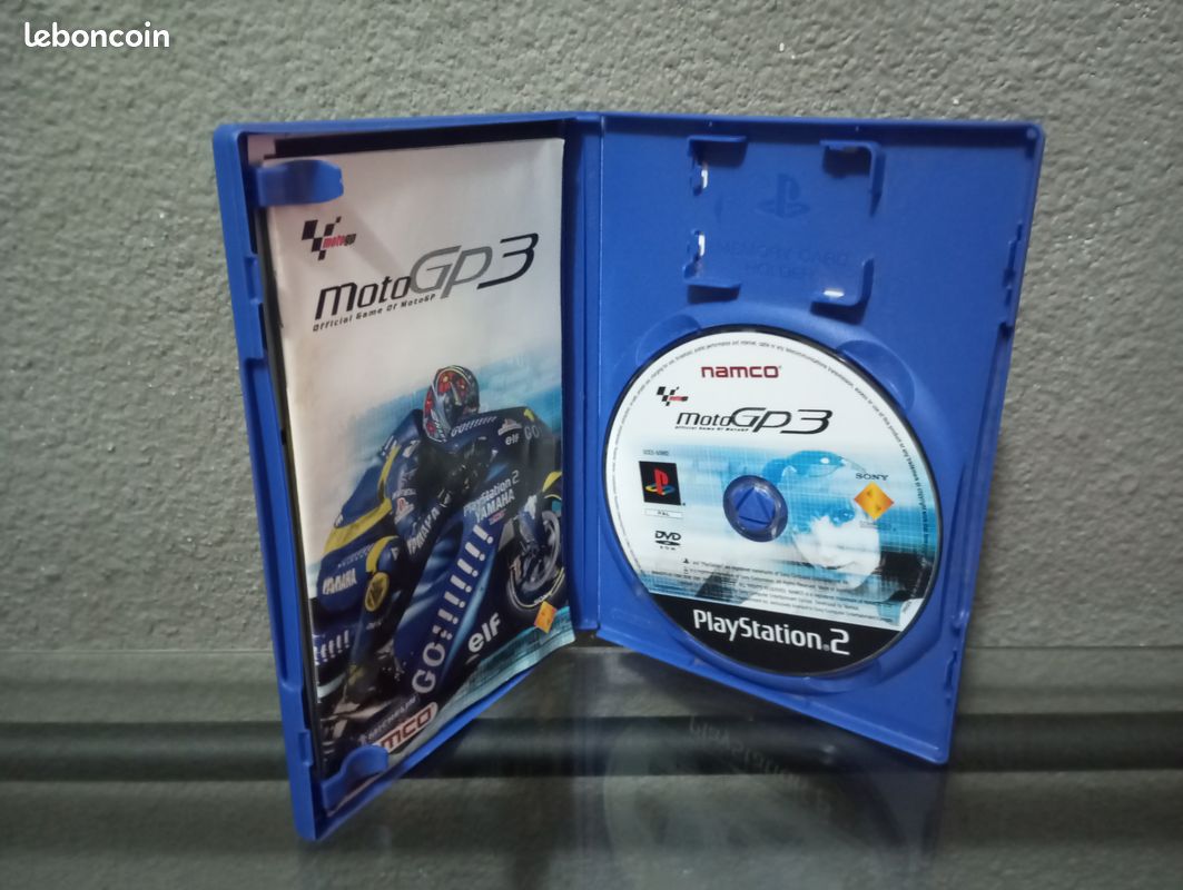 Jeu PlayStation 2 : Moto GP3 - Complet (Boîtier, Notice) - Bon État - Version FR