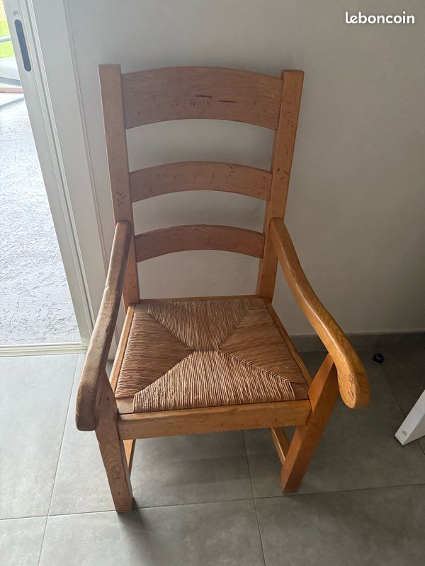 Fauteuil chêne massif (image 2)
