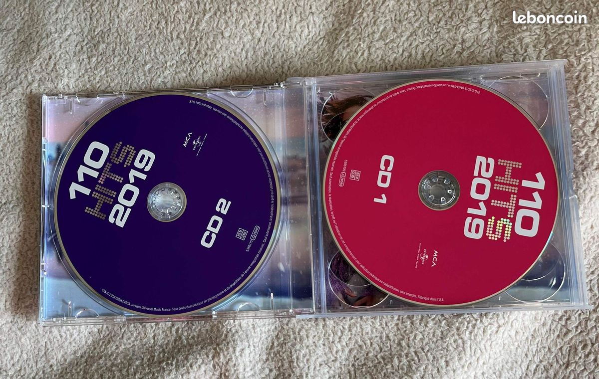 Coffret 5 CD - 110 Hits 2019 (image 3)
