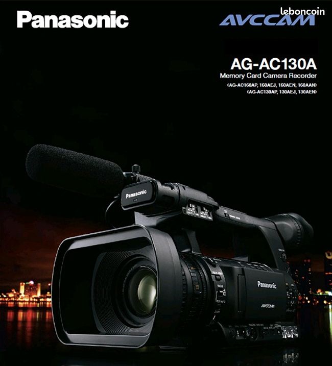 Panasonic AG-AC 130 AEJ Photo, audio vidéo