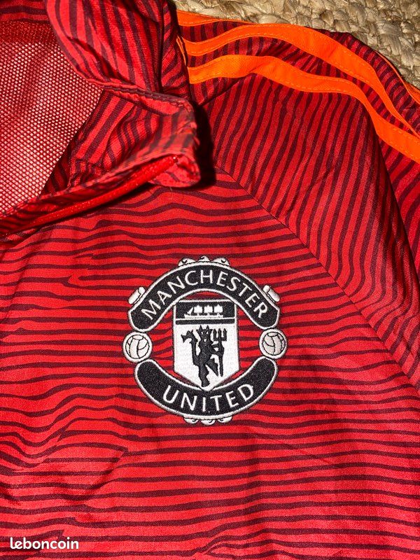 Veste Vintage Nike Manchester United, Noir, Taille S - Homme