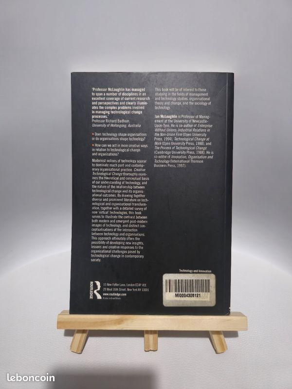 Livre Creative Technological Change (image 2)