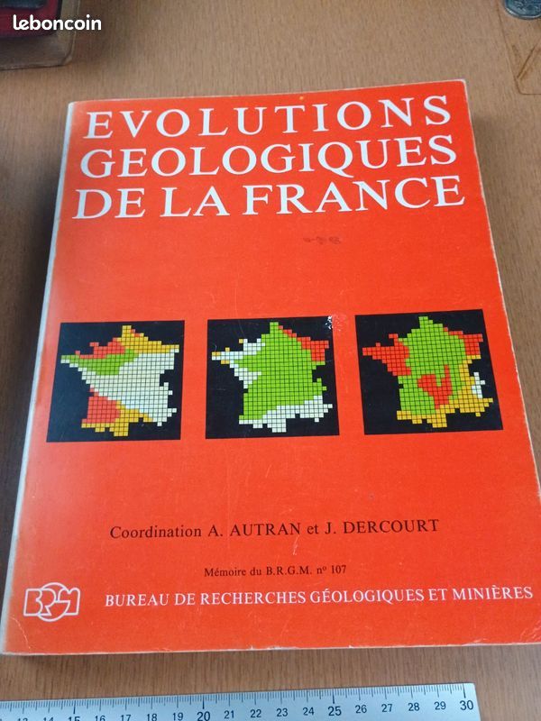 Evolutions géologiques de la France (Mémoire du BRGM n°107) (image 1)