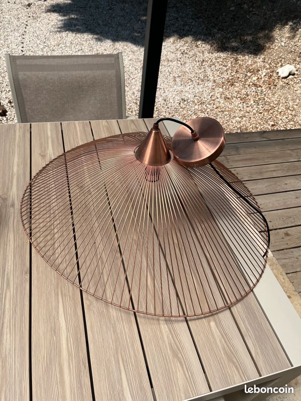 Suspension, rose, cuivré, diamètre 65 cm (image 1)