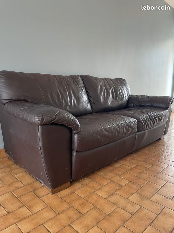 Canapé cuir (image 2)