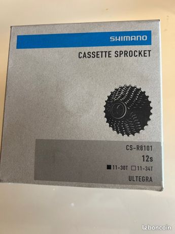 Cassette Shimano Ultegra CS-R8101 12 Vitesses 11-30T - Neuf En Boîte - Pour Vélo Route