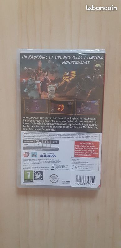 Hôtel Transylvanie 3 Nintendo Switch neuf sous blister (image 2)