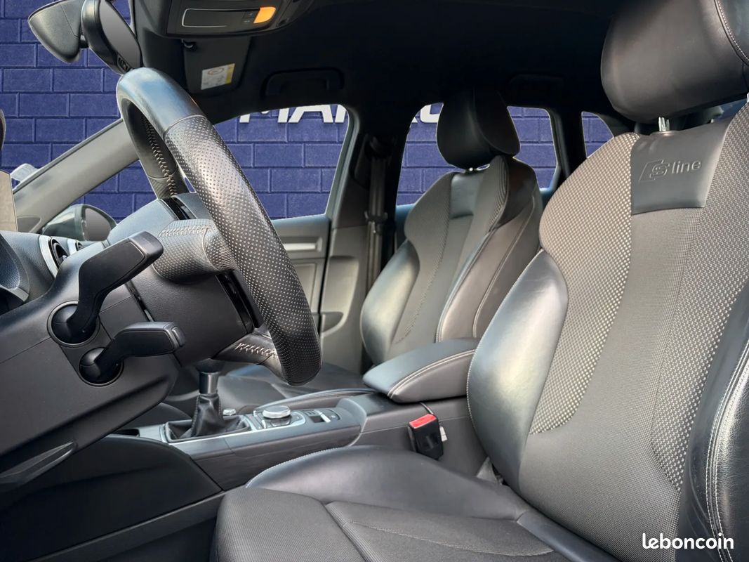 AUDI A3 Sportback 1.2 TSI 110ch S-Line - Radar Arrière - Phares LED (image 9)