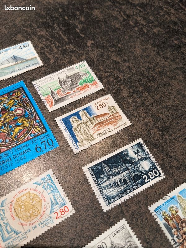 Timbres thème monuments et lieux de France (image 5)