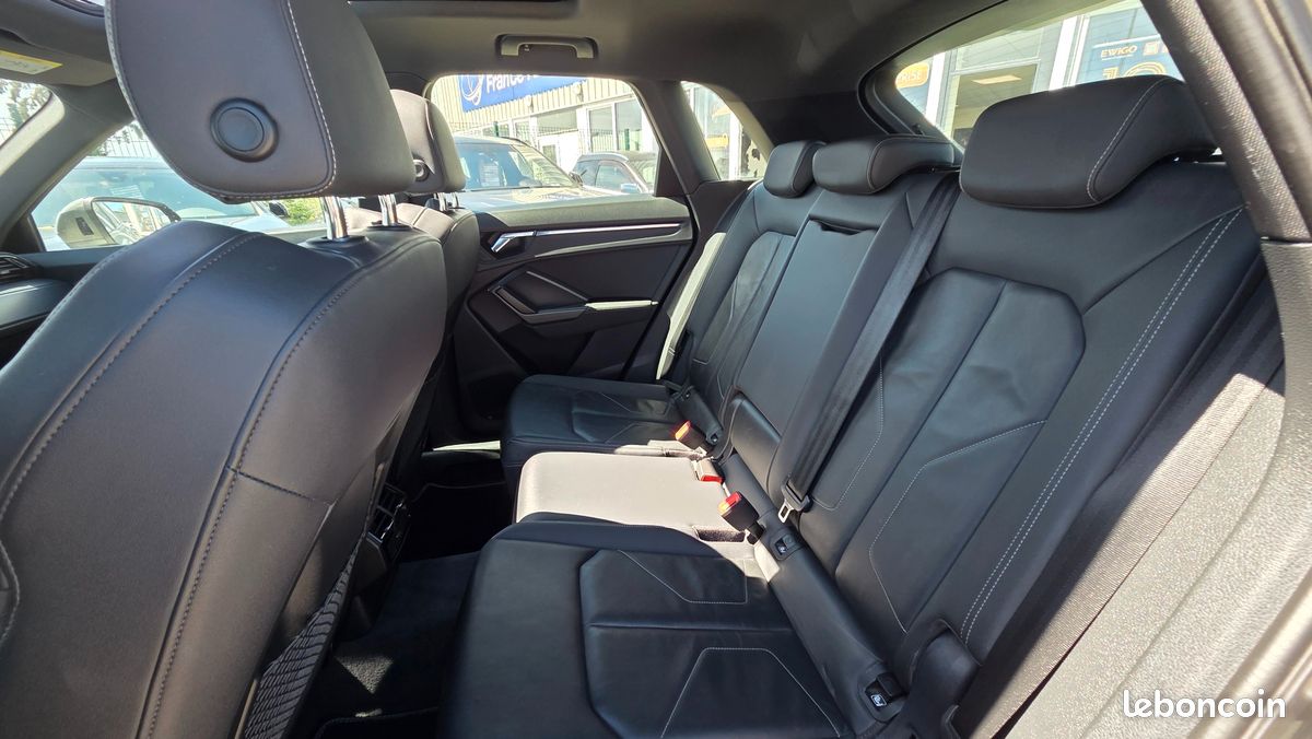 AUDI Q3 2.0 35 TDI 150ch S-LINE S-TRONIC - TOIT PANO - ANDROID AUTO CARPLAY - CUIR - COFFRE ELECTRIQUE (image 12)