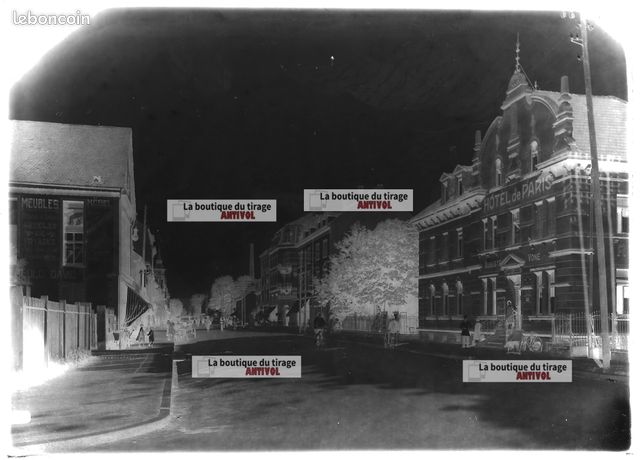 Plaque De Verre Photo Ancienne Positif Noir Et Blanc 13x18 Cm - Saint-Louis Alsace - Vintage 1900-1939