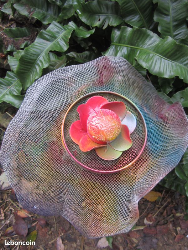 Effet Fleurs "les Grandes Corolles", Métal Création Artisanale, Pièce Unique Maison Jardin (image 7)