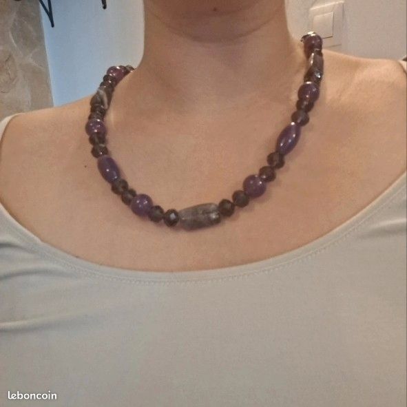 Parure bijoux améthyste (image 2)