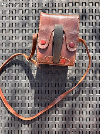Appareil Photo Vintage KODAK Brownie Flash Avec Sacoche Cuir - Occasion
