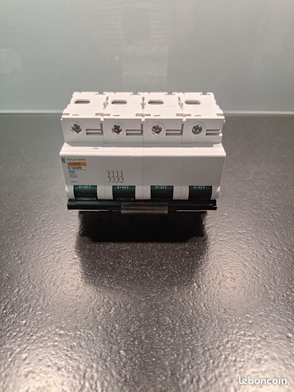 18373 - Disjoncteur modulaire C120N 4P 80 A, courbe C, 10 kA - Schneider MERLIN (image 3)