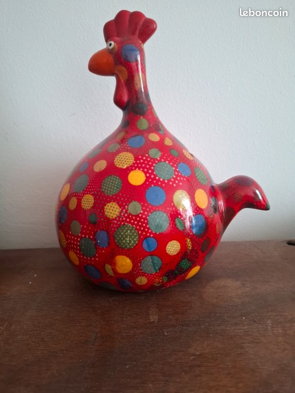 Tirelire poule Matilda décors fruits POMME PIDOU - Ambiance & Styles