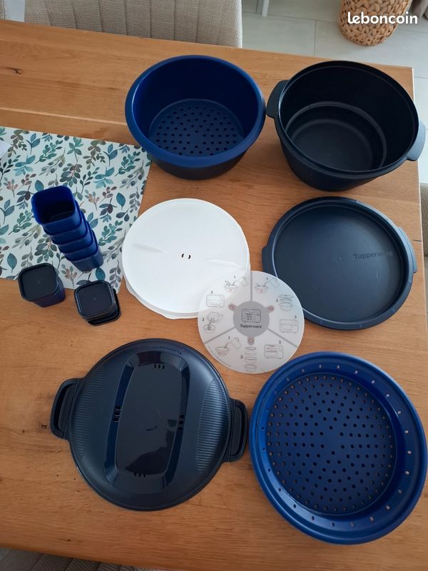 EJ.life Cuit-Vapeur Micro-Ondes avec Panier Amovible - Maison