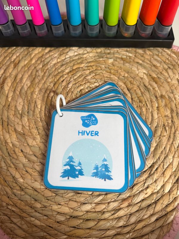 Imagier de l'hiver Montessori (image 1)