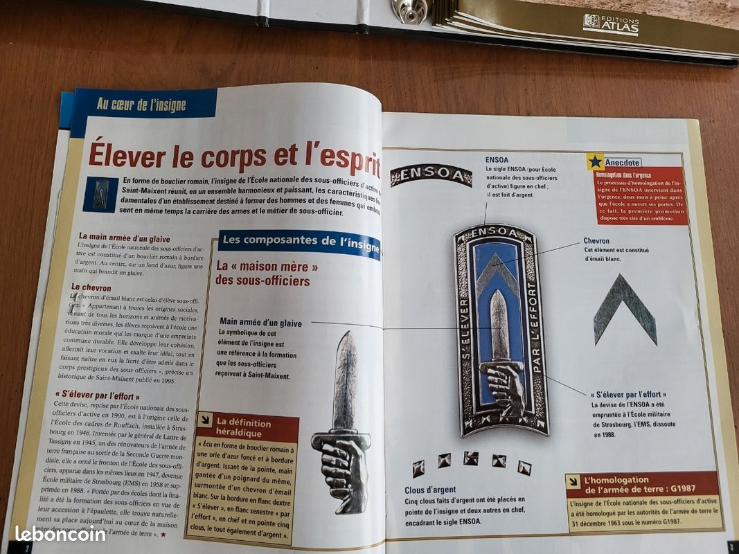 insigne pucelle militaire neuf arthus bertrand atlas 1 RD