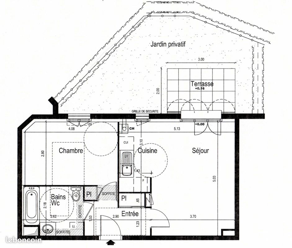 Loue appartement T2 Saint Avertin (image 3)