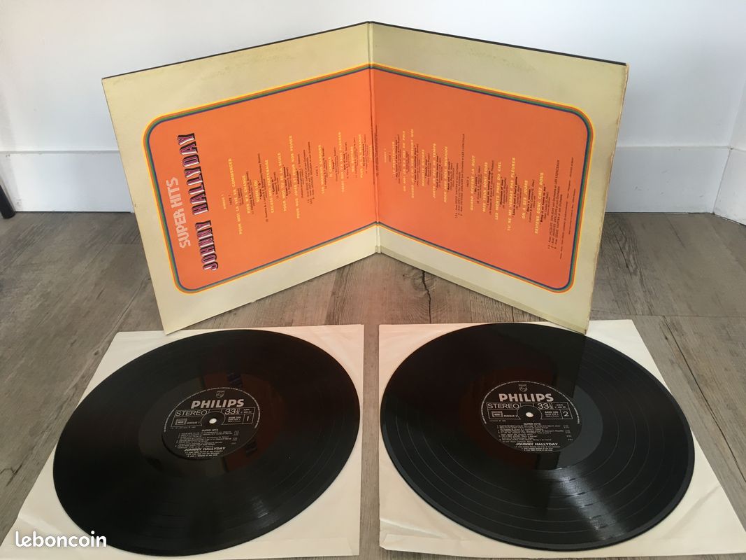 Johnny Hallyday Super Hits volume 2 vinyle 33 tours (image 2)