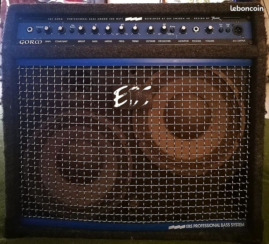 Amplificateur EBS GORM combo 300W milieu 90 - Instruments de musique