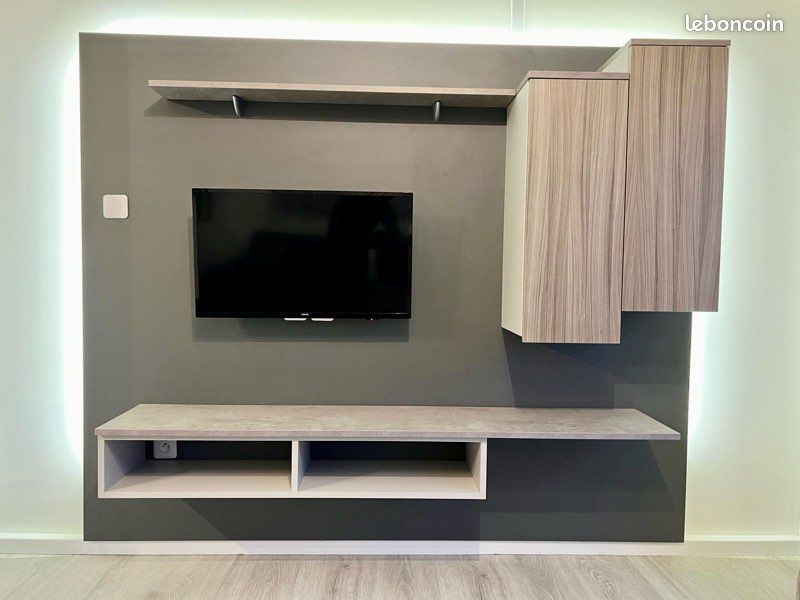 4 meubles étagère et placard salon (image 1)