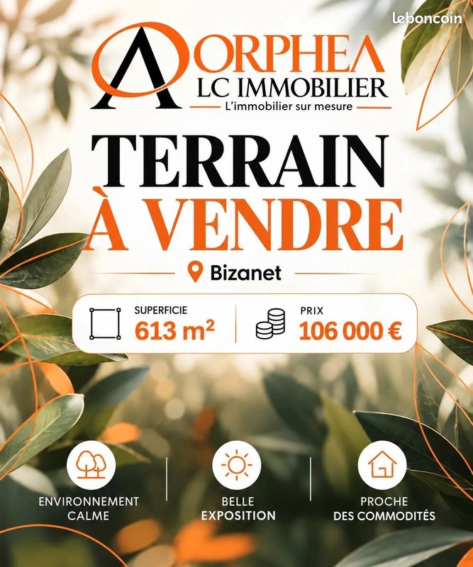 Terrain 613 m² · à Bizanet · 613 m² · 106 000 €