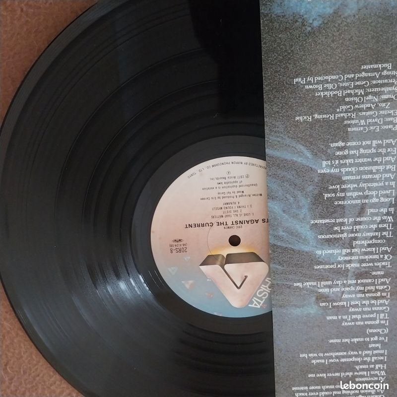Eric Carmen / Boats Against The Current Vinyl 12" JAPAN LP (image 6)