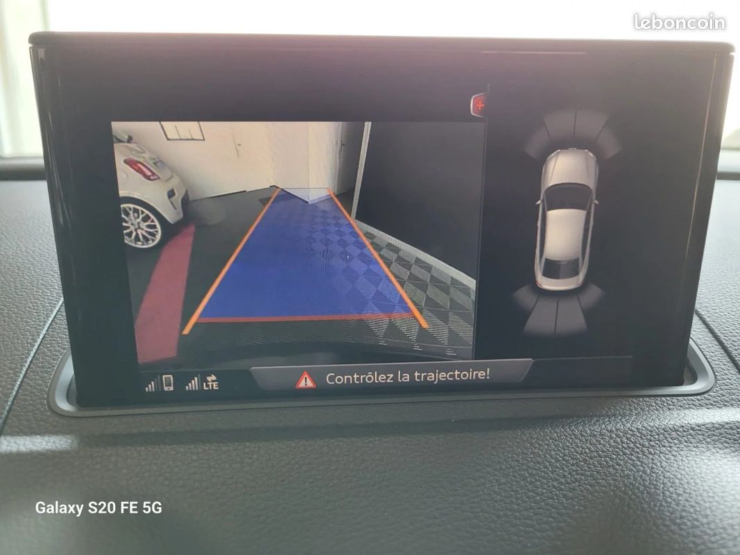 AUDI A3 BERLINE 35 TFSI CoD 150 S tronic 7 Design Luxe + VOLANT SLINE / S-LINE + SIEGES CUIR + ATTELAGE + ENTRETIEN AUDI (image 22)