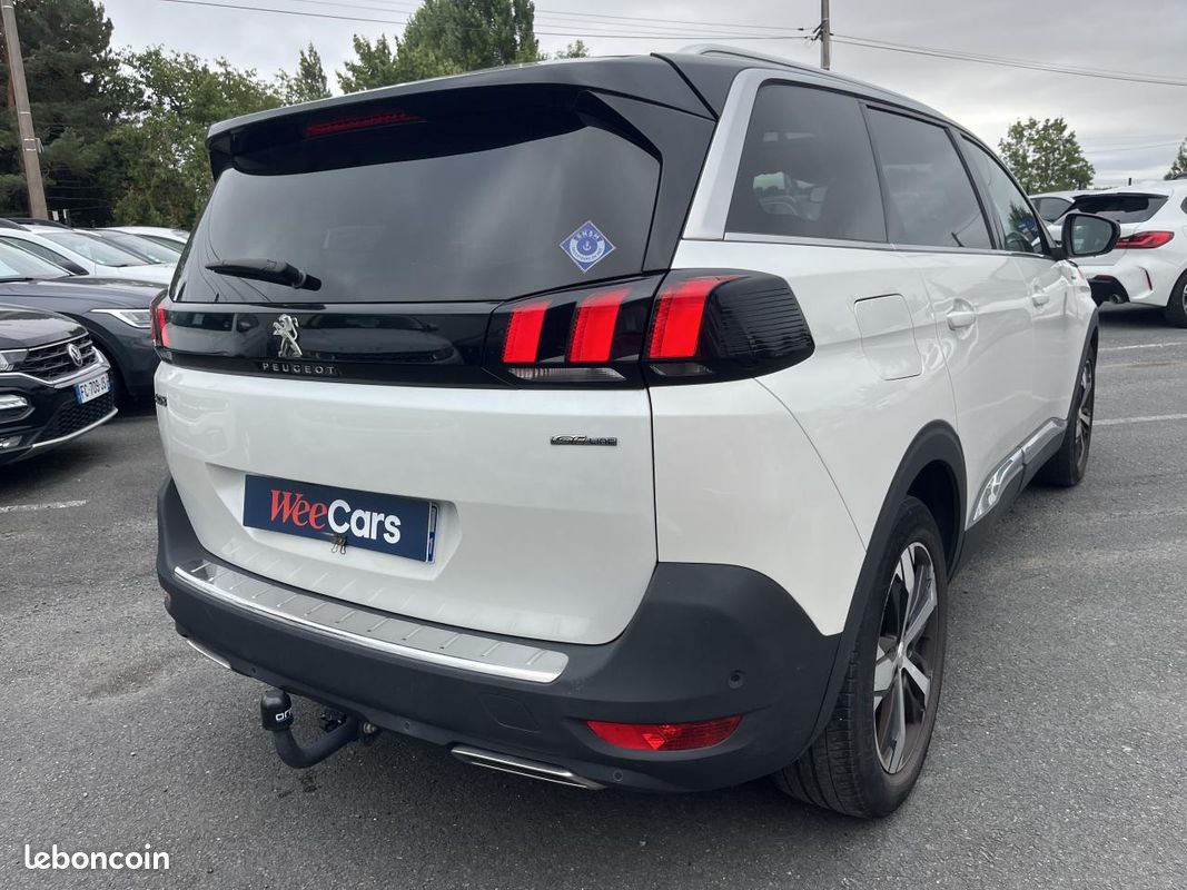 PEUGEOT 5008 1.6 PureTech 180ch S&S GT Line EAT8 - Suivi Peugeot/Sièges cuir électriques/T.O (image 18)