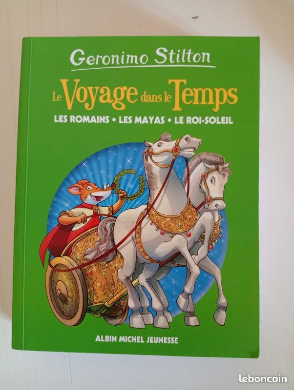 Lot de 2 livres Les voyages dans le temps de Géronimo Stilton, volume 2 et 3 (image 2)