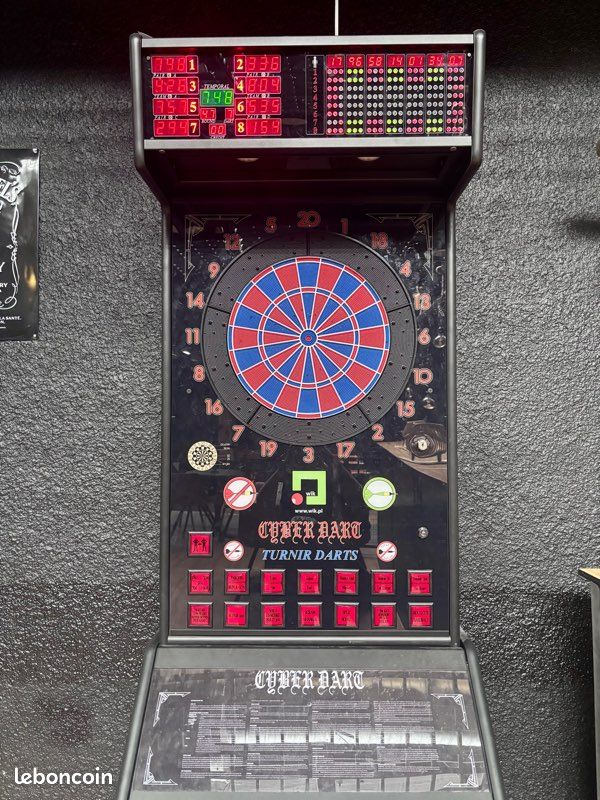 Vend deux bornes de fléchettes électroniques pro avec Monnayeur (image 1)