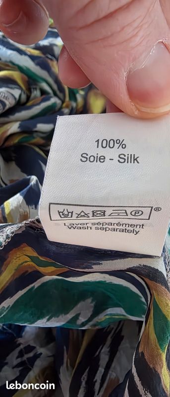 Belle tunique en soie taille M (image 5)