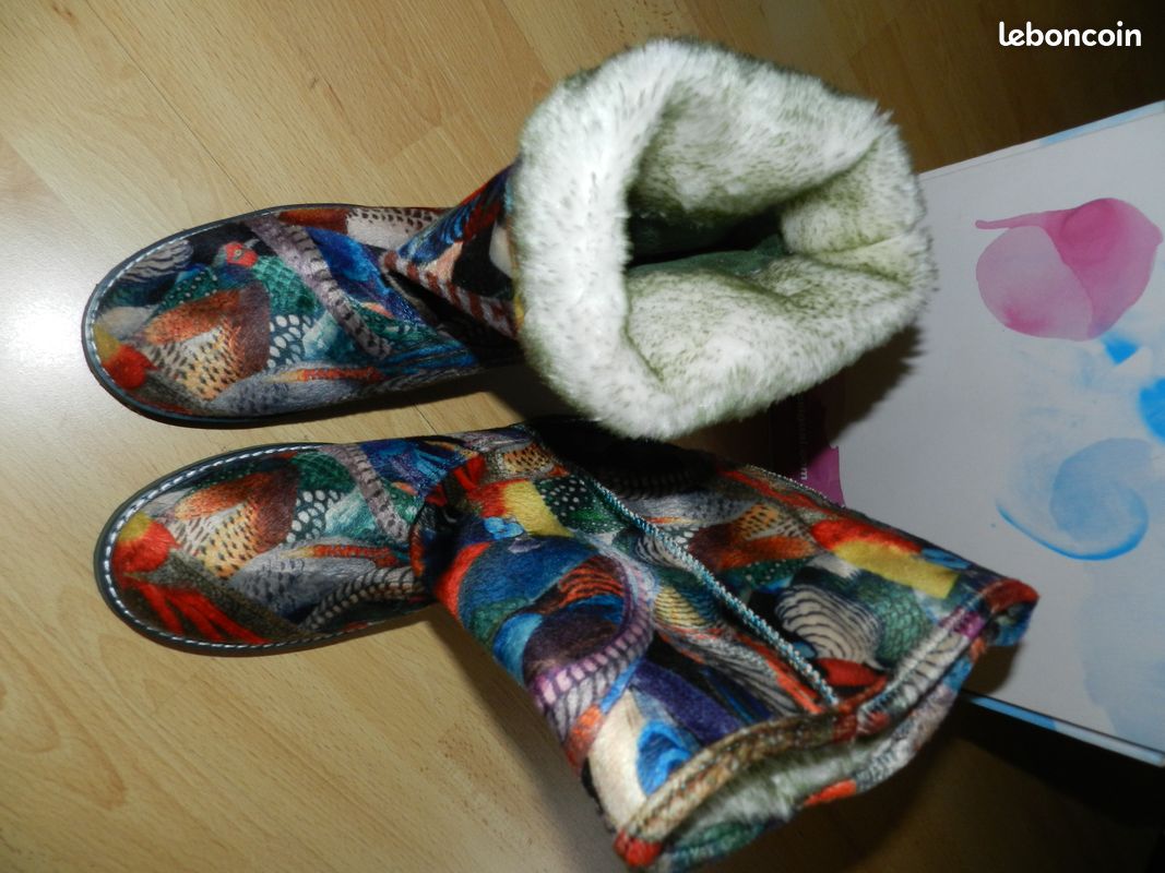 Bottes fourrées couleurs Desigual (image 3)