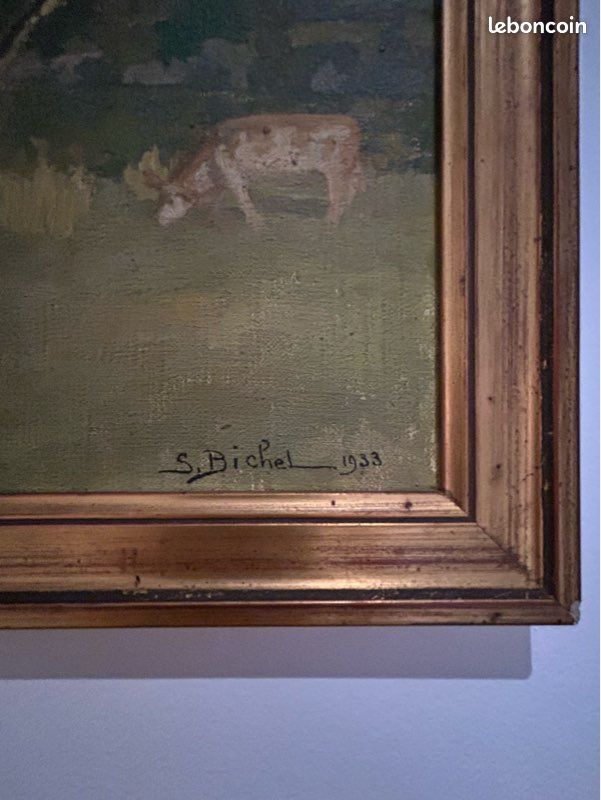 Tableau réalisme - Paysage de campagne - 1933 (image 2)