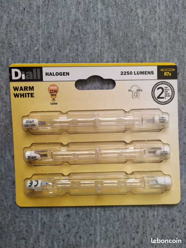Lot ampoules hallogènes R7s (image 1)