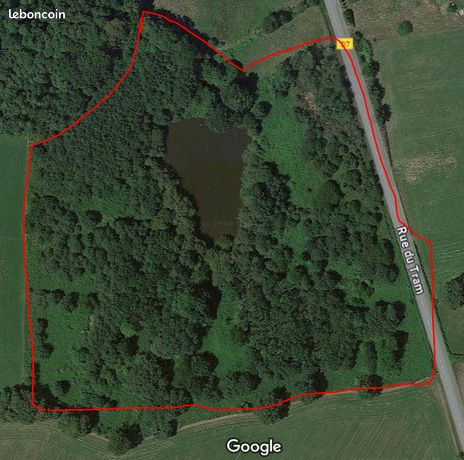 Terrain 57000m2+ étang +materiel