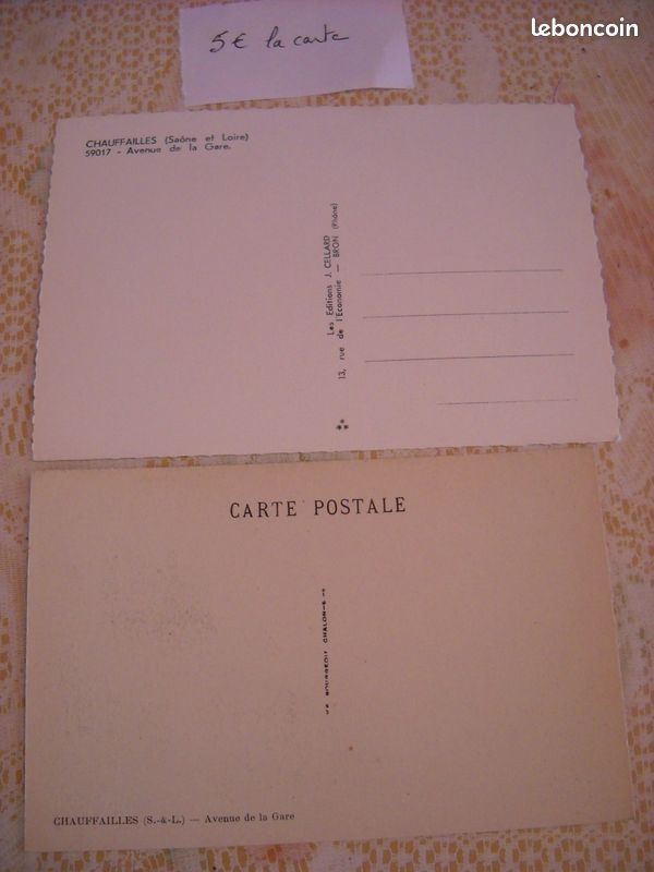 Cartes postale Chauffailles (71) (image 6)