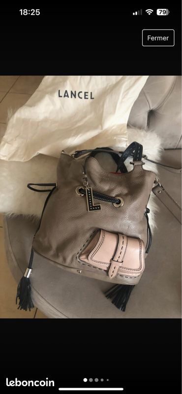 Sac seau lancel Accessoires Bagagerie