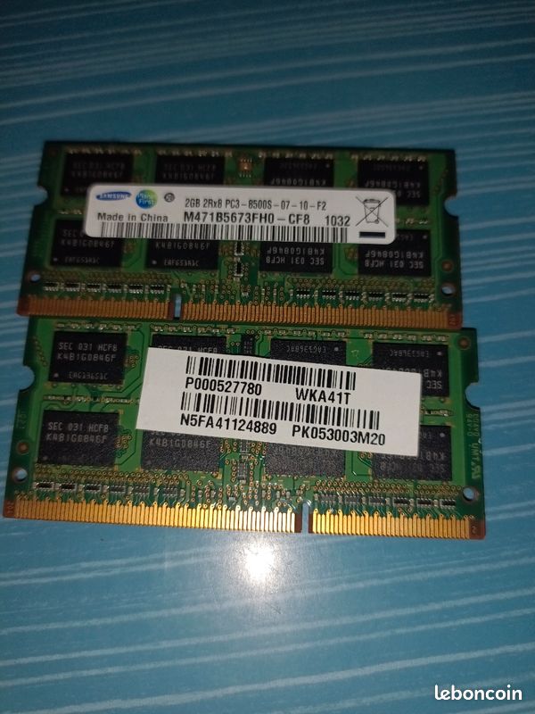 Mémoire ram pour PC portable (image 1)