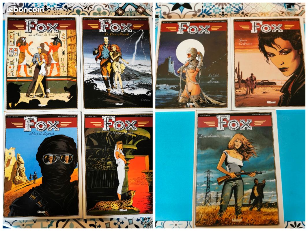 Lot Fox 7 tomes de Jean Dufaux et Jean-François Charles chez Glénat (Caractère) (image 1)