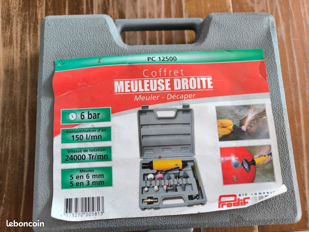 Coffret Meuleuse Pneumatique - Kit Complet - Neuf Sous Emballage