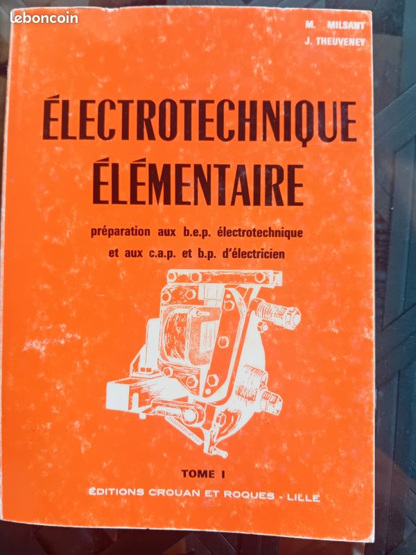 Livre électromécanique élémentaire tome 1 (image 1)