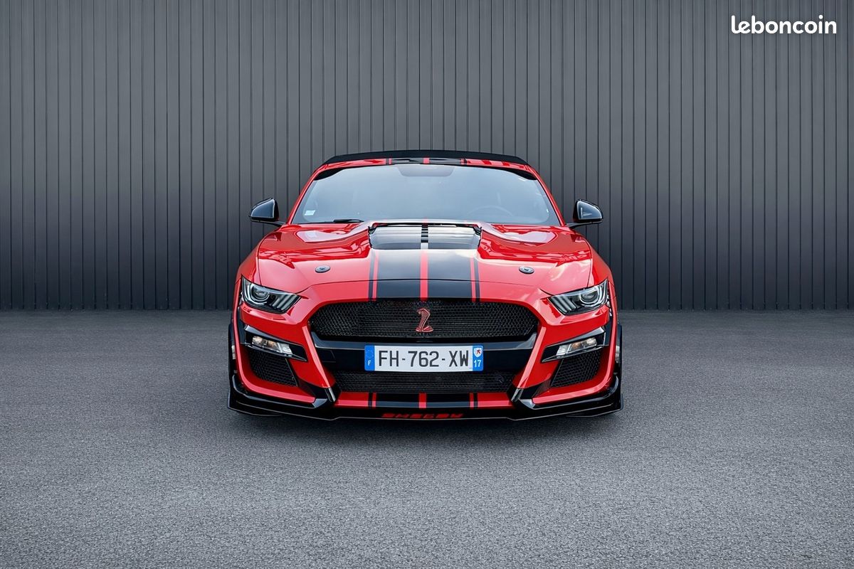 Ford Mustang Cabriolet V8 GT 5.0l - 421cv BVA6 - Look Shelby GT 500 – Full options – Jantes 20’ – Hifi Shaker + caisson basse coffre – Pack Individual – Pack Confort – Pack Sécurité – Garantie 1 an (image 2)