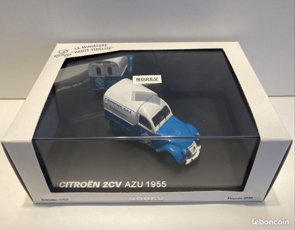 CITROËN 2CV AZU Camionnette /Fourgonnette Camping Gaz 1958 Norev 1/43