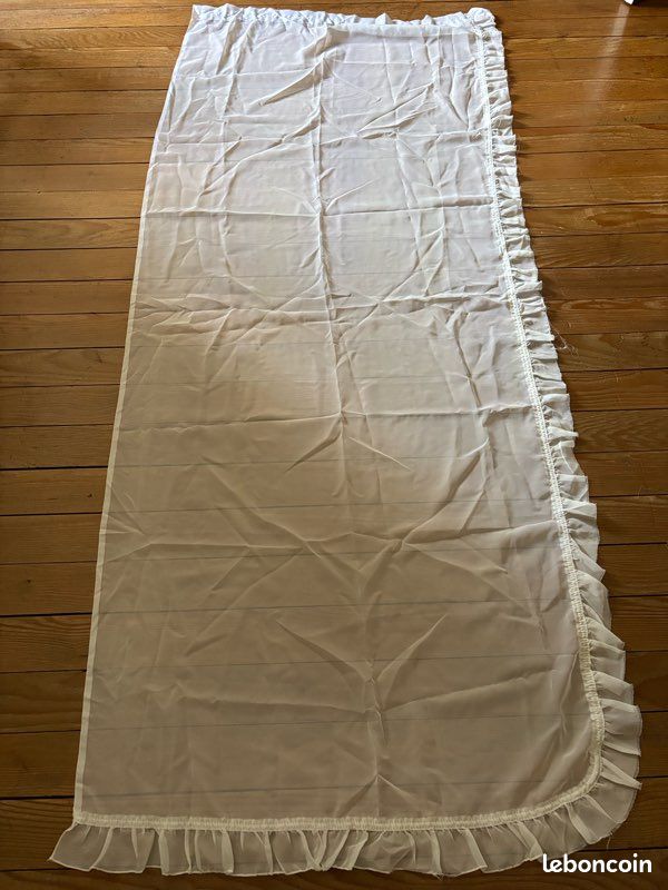 Rideaux blanc 208cm (image 10)