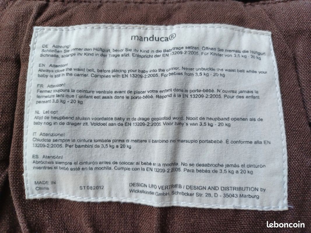 Manduca porte bébé (image 5)