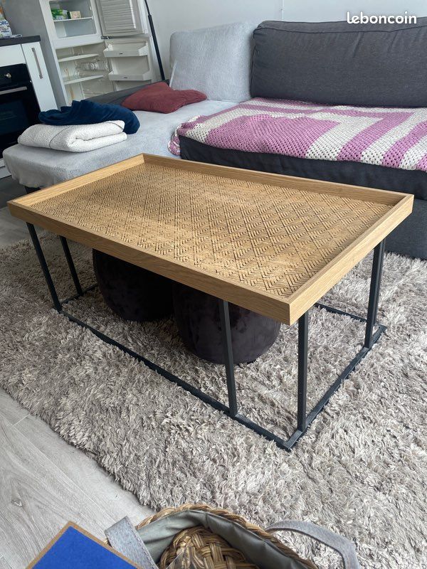 Table basse + pouf (image 2)