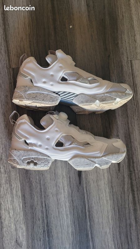Reebok instapump fury blanche marbre (image 1)